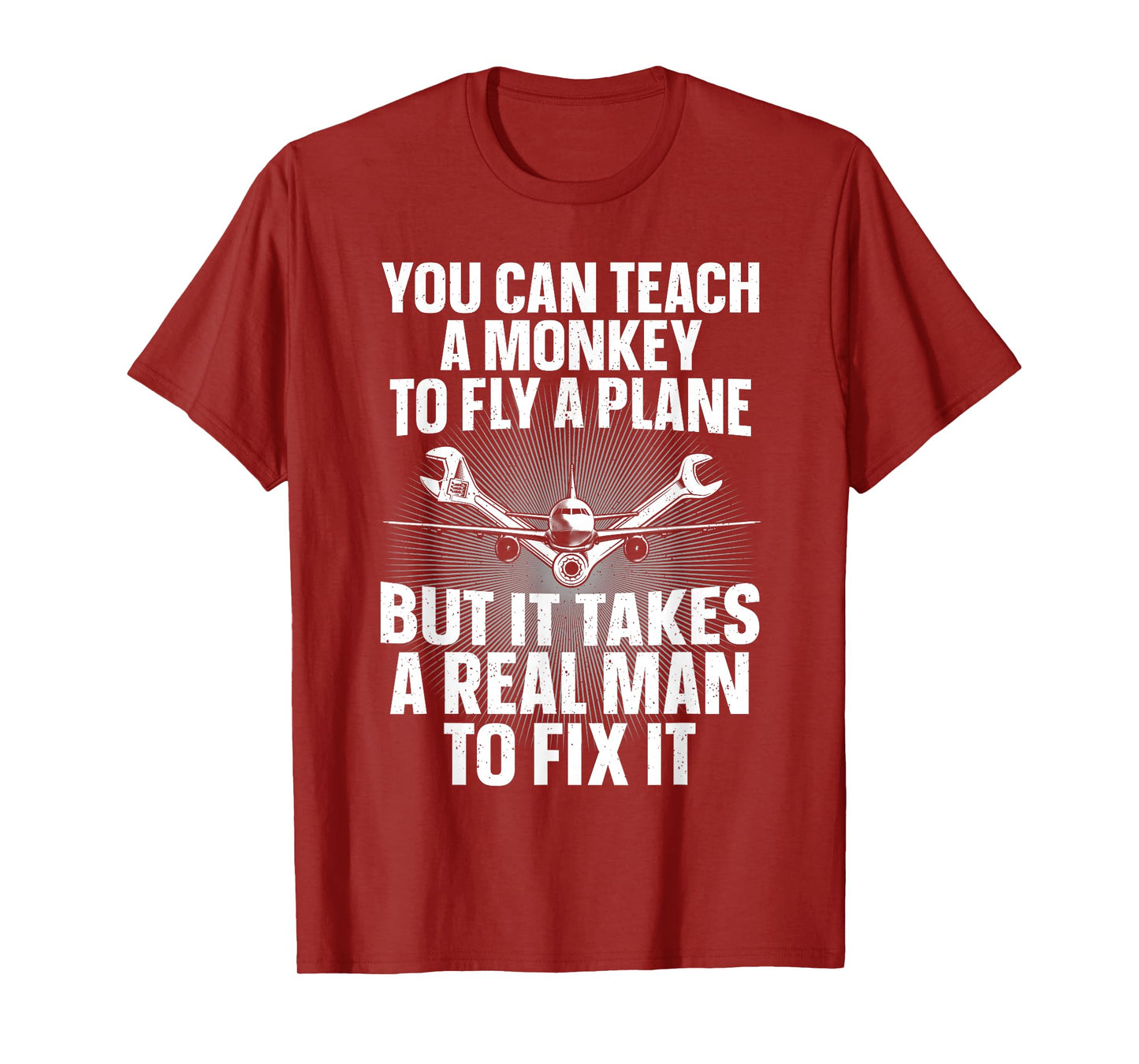 Funny Aircraft Mechanic Art For Men Boys Aircraft Technician T-Shirt