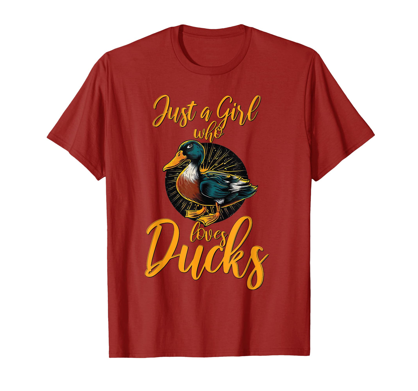 Just A Girl Who Loves Ducks - Duck T-Shirt