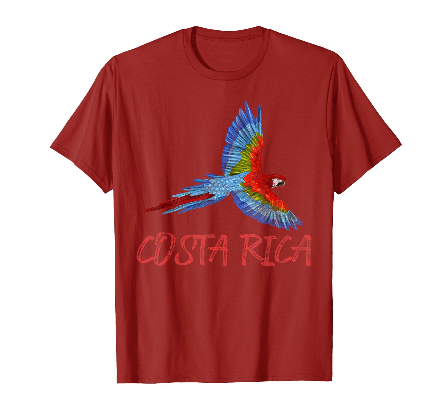 Costa Rica Bird Scarlet Macaw Central American Country T-Shirt