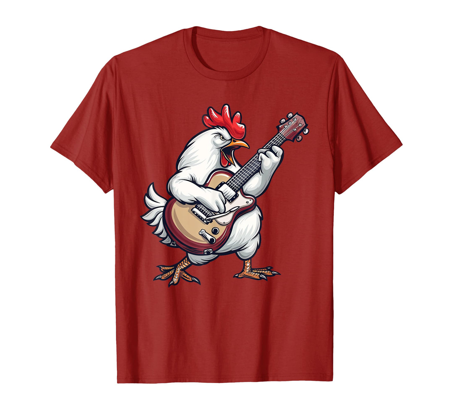 Serama Chicken Playing The Guitar T-Shirt