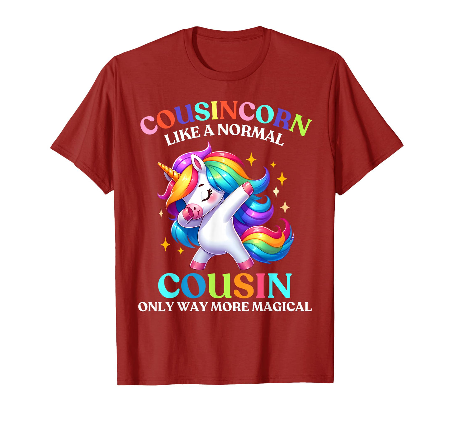 Cousincorn - Like A Cousin Only Awesome Dabbing Unicorn T-Shirt