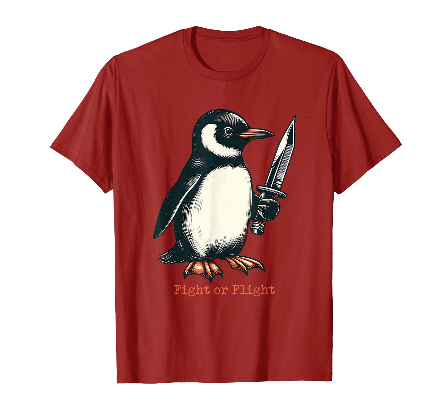 Fight or Flight Penguin T-Shirt