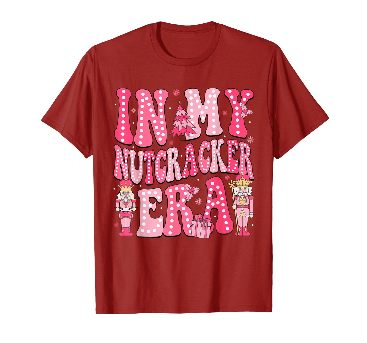 Pink Nutcracker Squad In My Nutcracker Era Pink Christmas T-Shirt