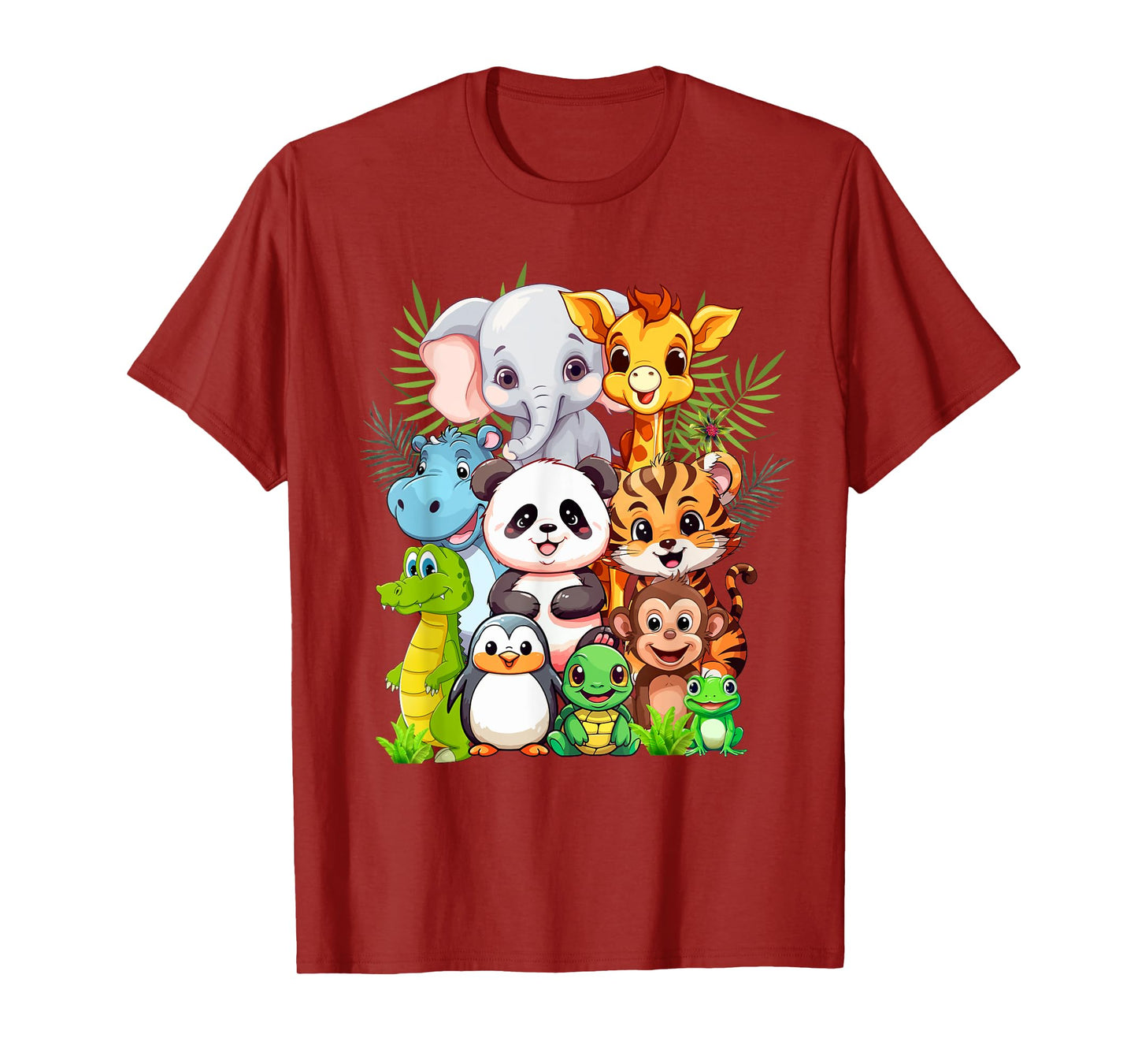 Wild Zoo Animals Safari Party A Day At The Zoo T-Shirt