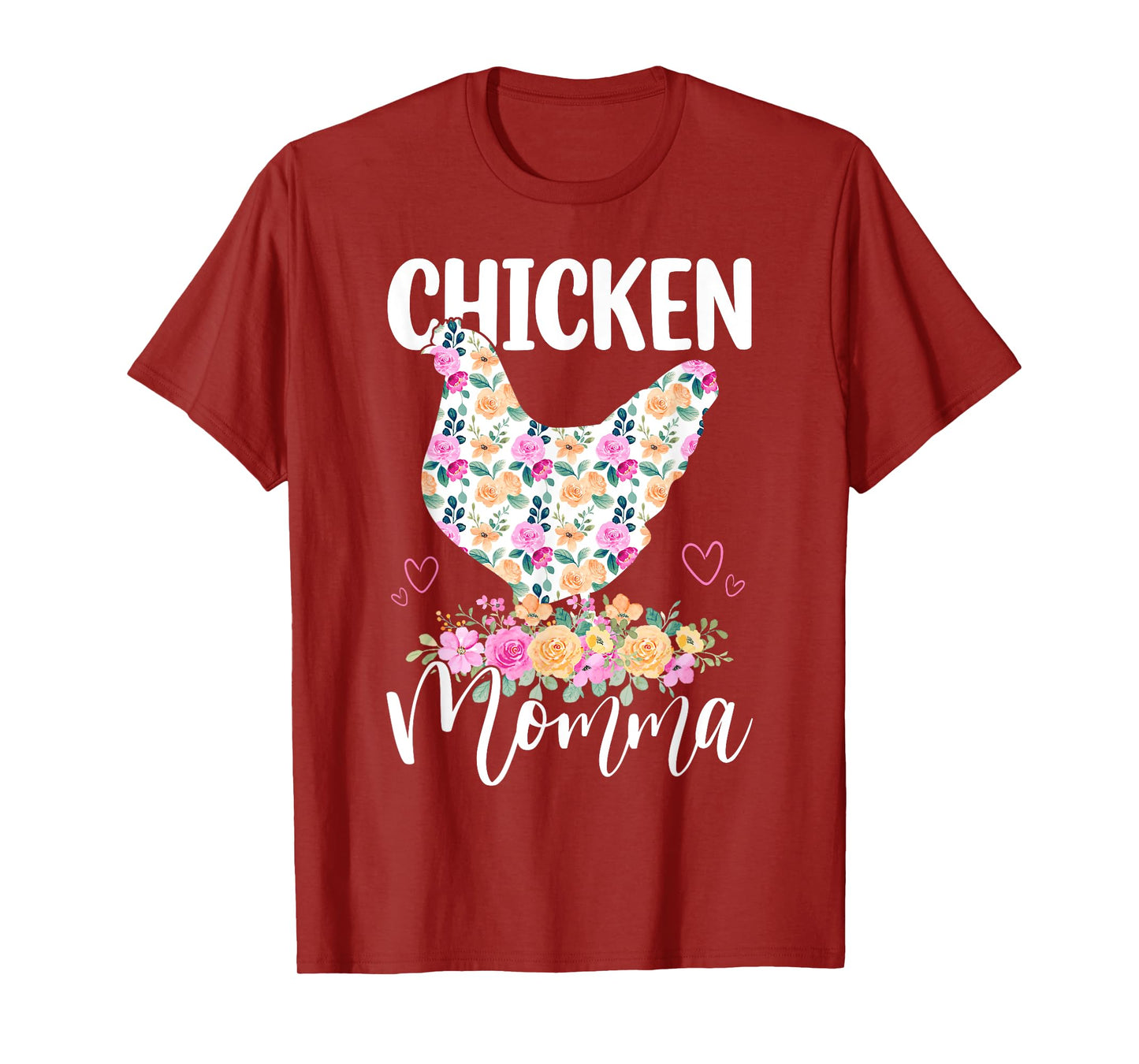 Cute Chicken Momma Floral Mom Mommy Mama Mothers Day Women T-Shirt