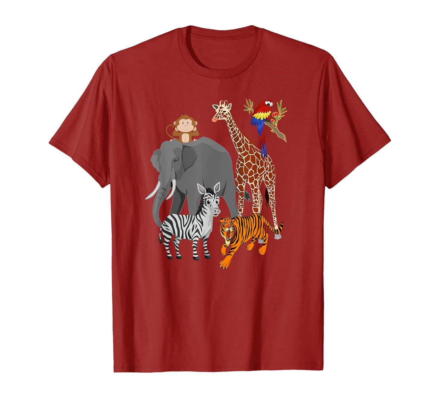 Zoo Animals Shirt Wildlife Birthday Party A Day At The Zoo T-Shirt