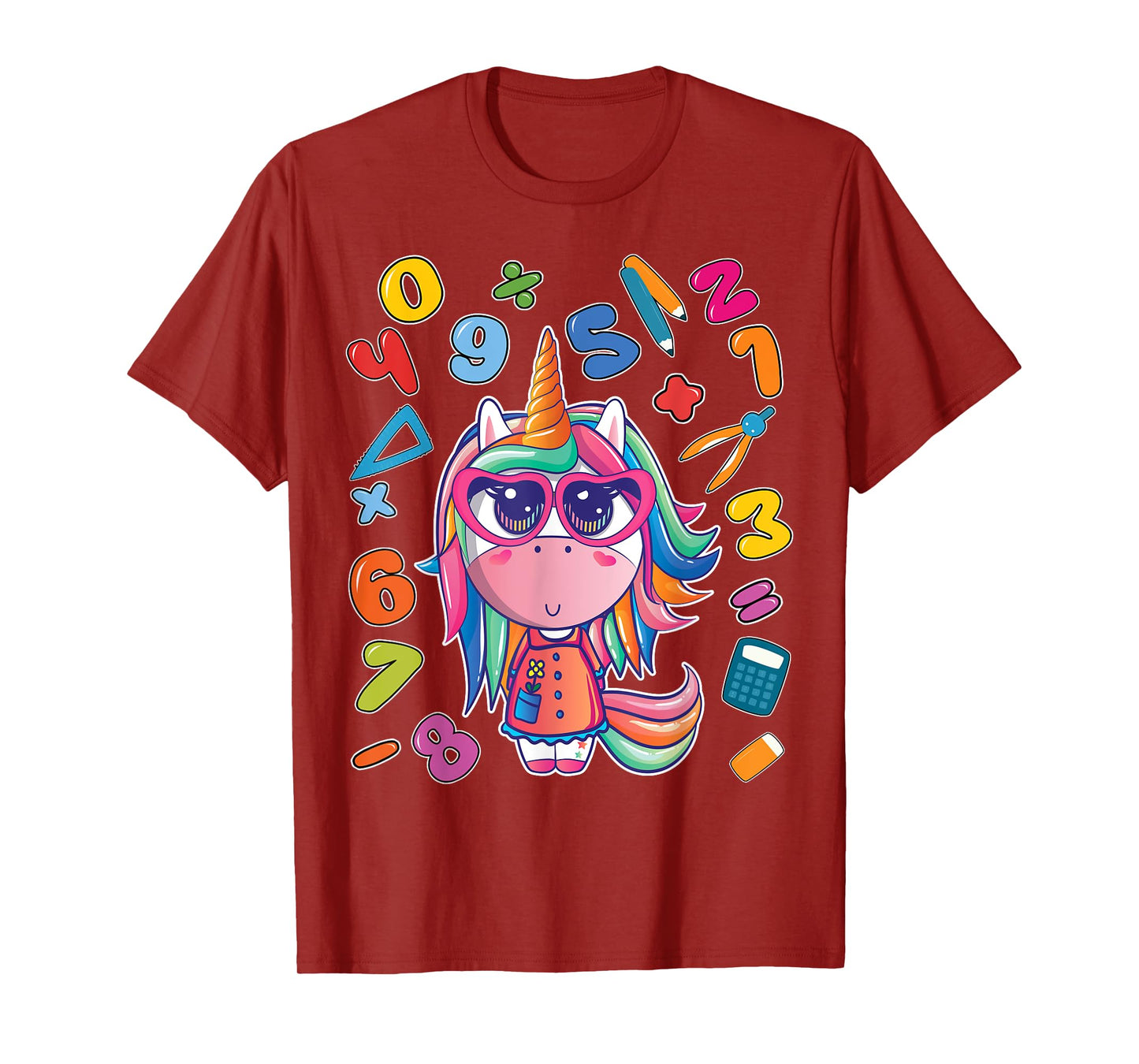 Number day t shirt for kids maths number day shirt kids gift T-Shirt