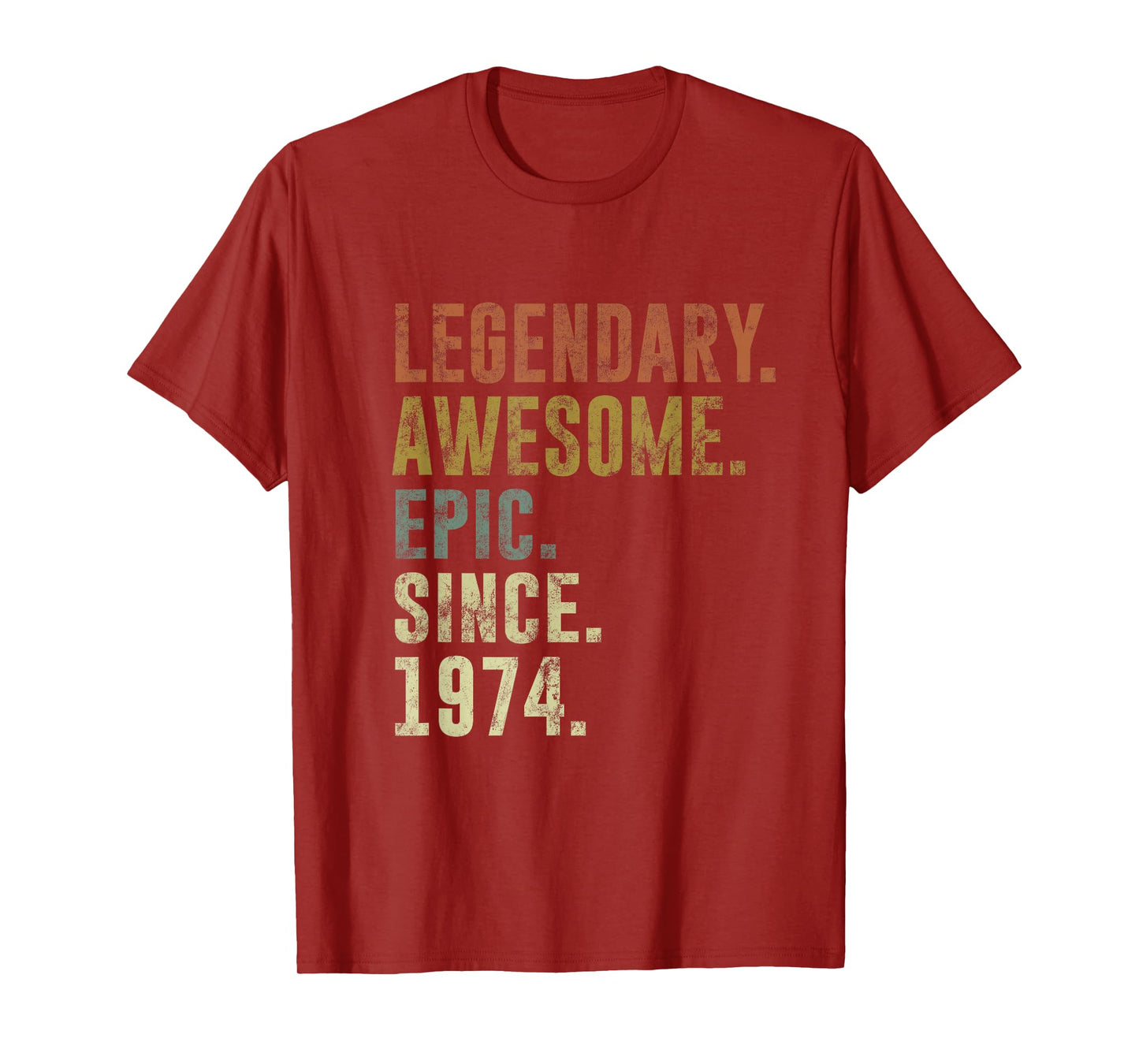 Vintage 1974 Funny 51st Birthday Idea For 51 Year Old T-Shirt