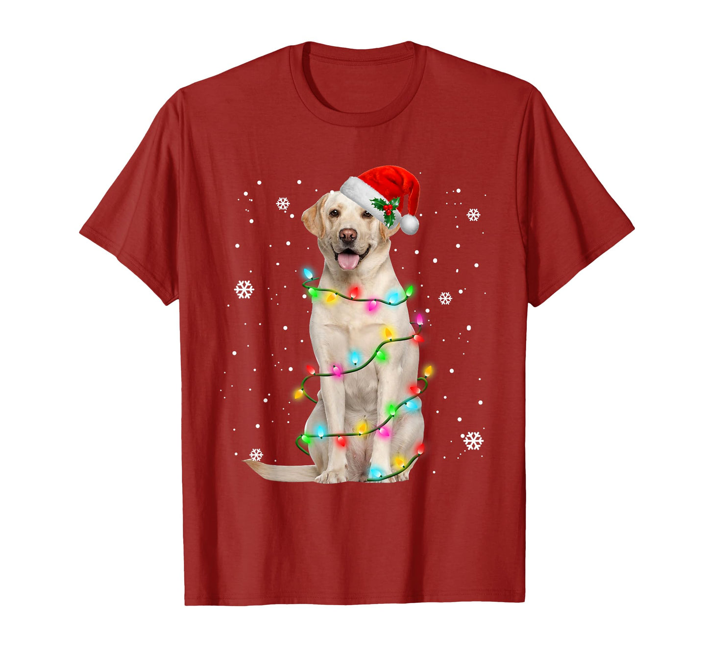 Labrador Retriever Dogs Tree Christmas Sweater Xmas Pet Dogs T-Shirt