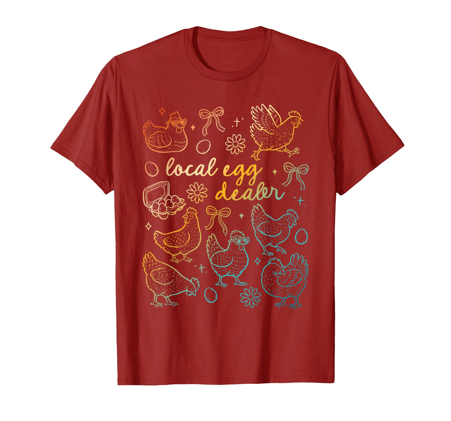Local Egg Dealer Funny Design T-Shirt
