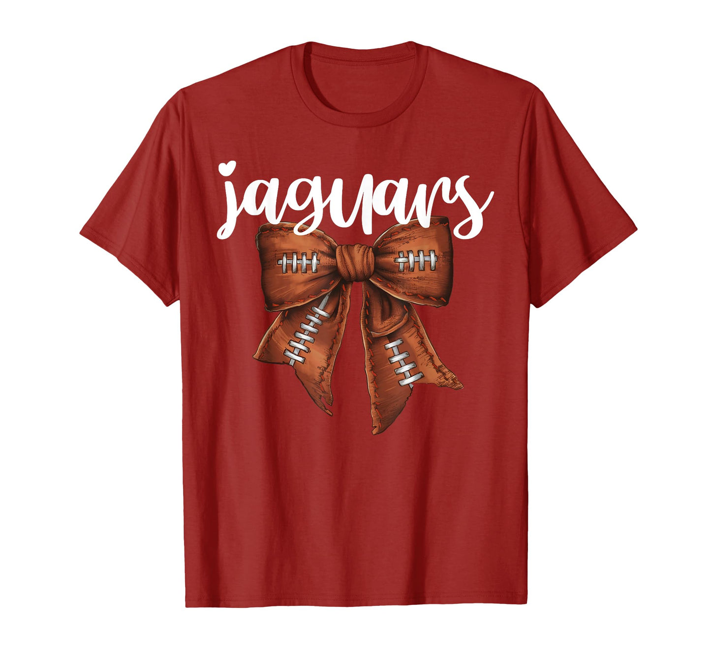 Jaguars Football Bow School Spirit Team Mascot Game Night T-Shirt