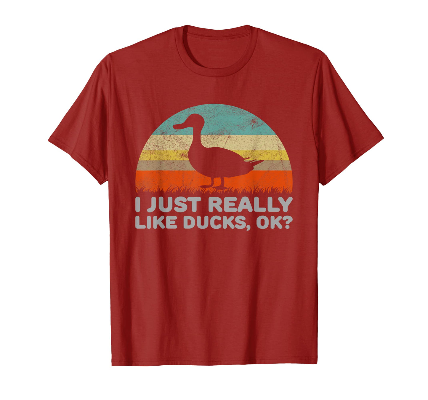 Funny I Just Really Like Ducks OK T-Shirt T-Shirt