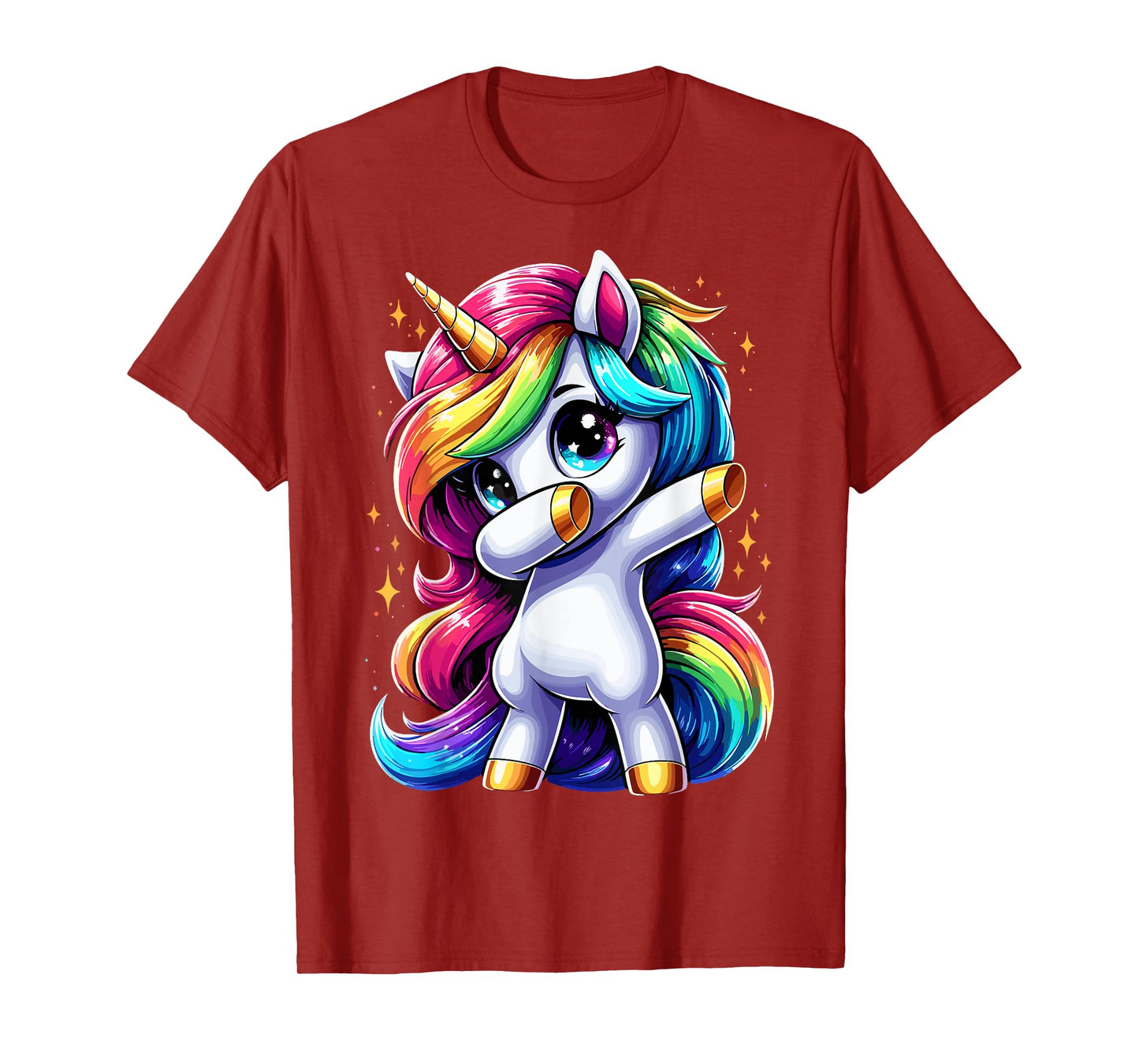 Dabbing Unicorn Rainbow Cute Unicorn Dab T-Shirt