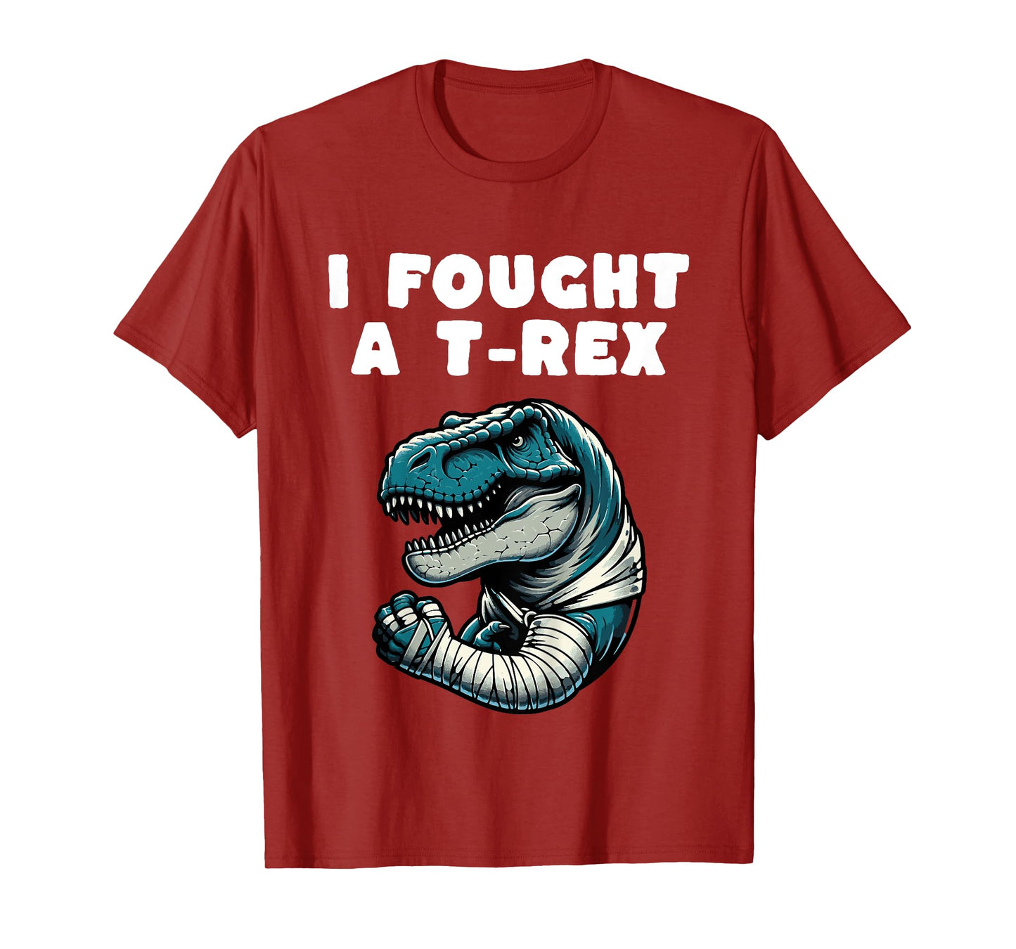 Kids Broken Arm Recovery Kids Boys Dinosaur T-Shirt