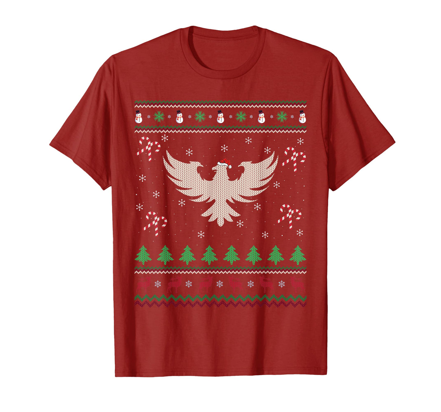 Funny Phoenix Lover Xmas Ugly Phoenix Christmas T-Shirt