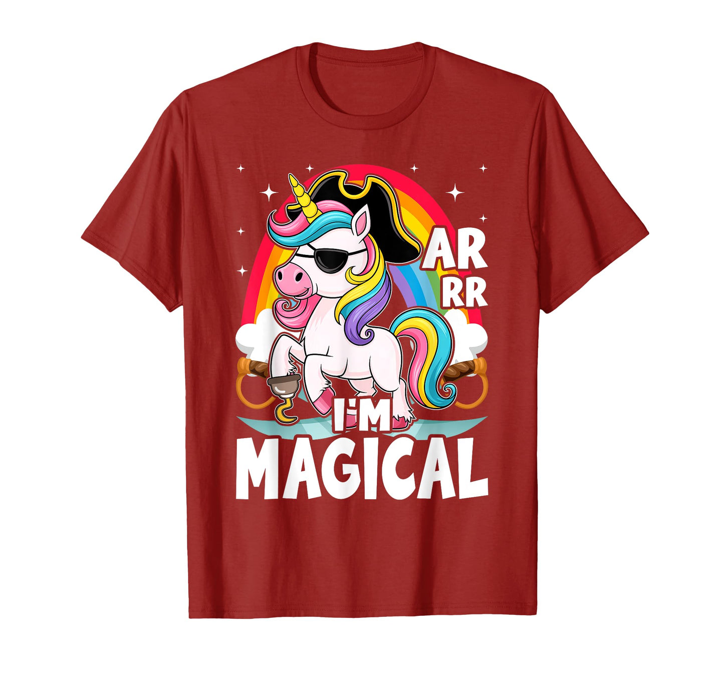 I'm Magical Caribbean Buccaneer Toddler Girl Unicorn Pirate T-Shirt