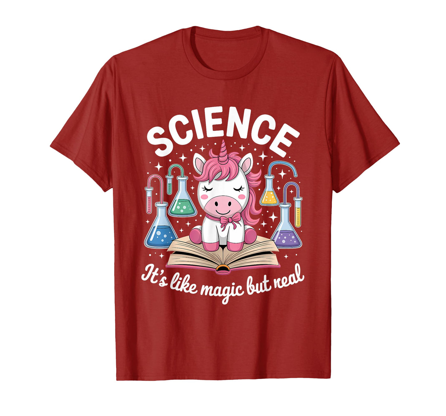 Science It's Like Magic But Real Unicorn Scientist T-Shirt