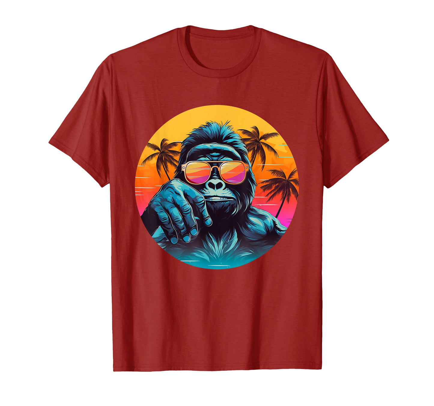 Aesthetic Gorilla I Retro Gorilla T-Shirt