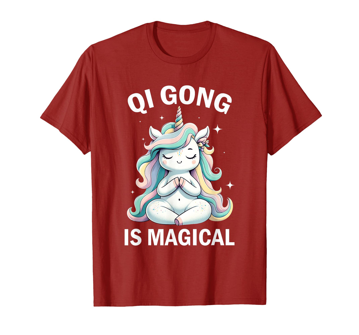 Qi Gong Is Magical Unicorn Qigong Chinese Meditation T-Shirt
