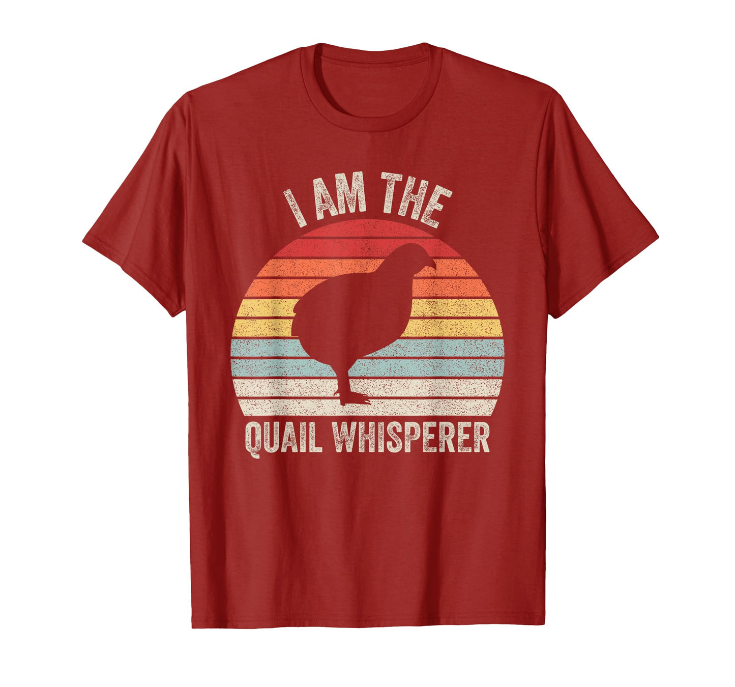 Catch Some Rays Vintage Retro I Am The Quail Whisperer Black Women's Medium Adult Classic Fit Polyester Short Sleeve T-Shirt