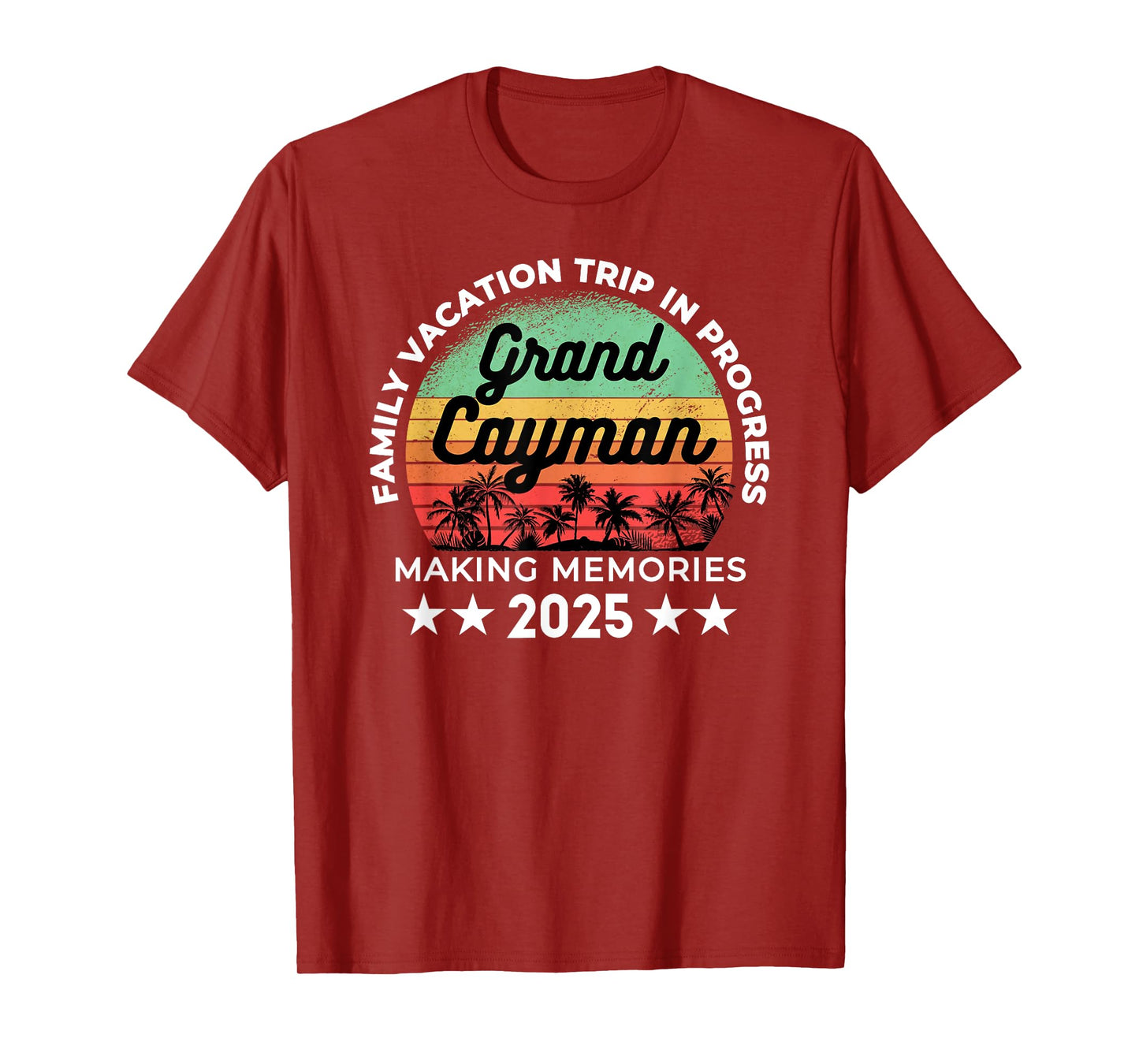 2025 Family Vacation Grand Cayman Trip in Progress Traveler T-Shirt