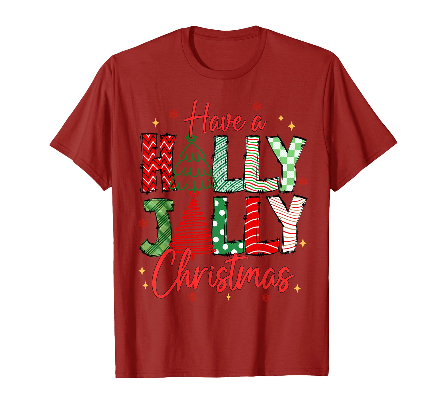 Have A Holly Xmas Jolly Christmas Coquette Vibes Women T-Shirt