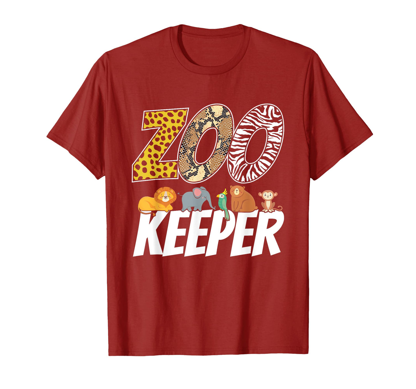 Zookeeper Costume African Savanna Zoo Keeper Animals Lover T-Shirt