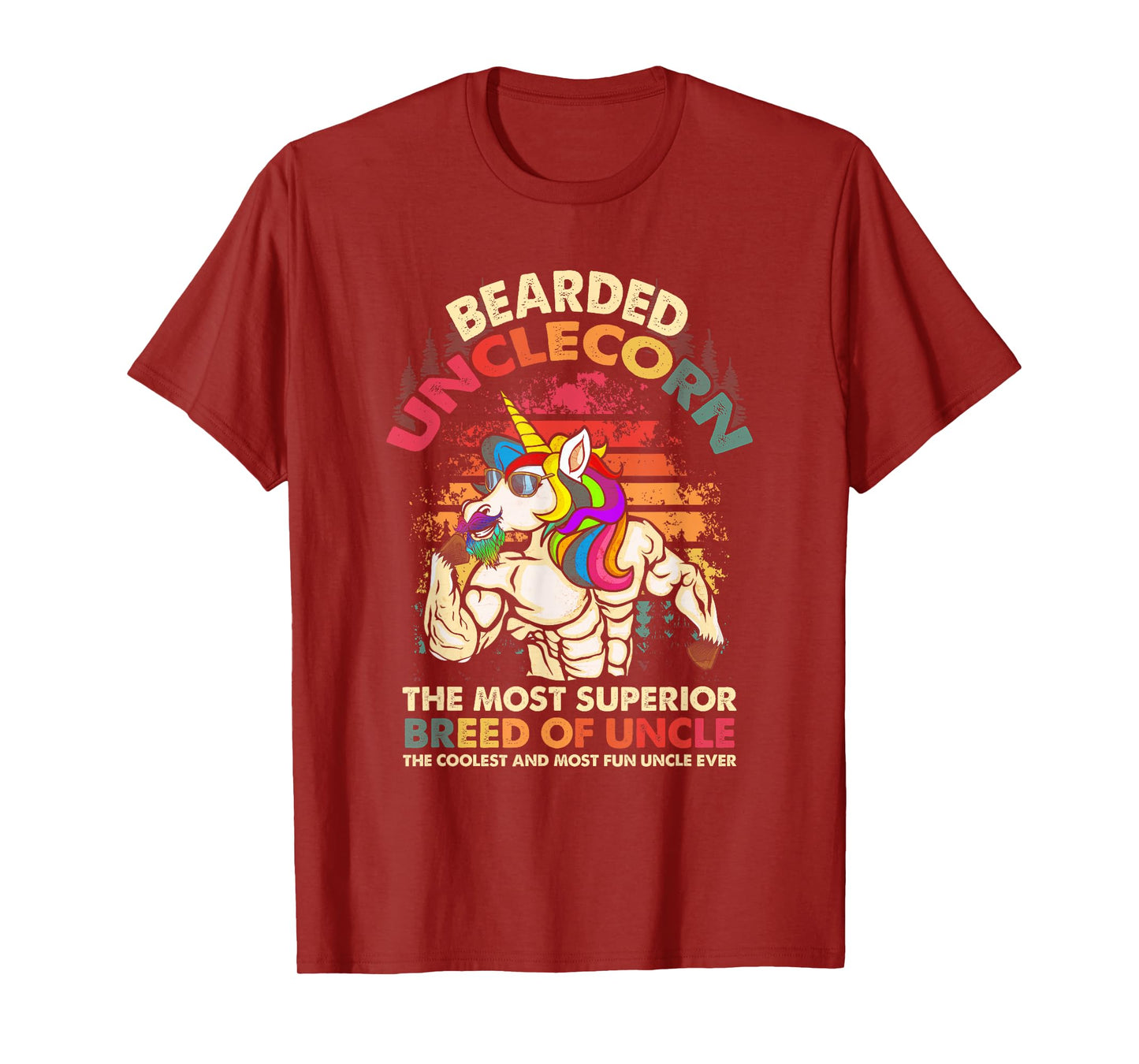 Bearded Unclecorn The Most Superior Breed Of Uncle Unicorn T-Shirt