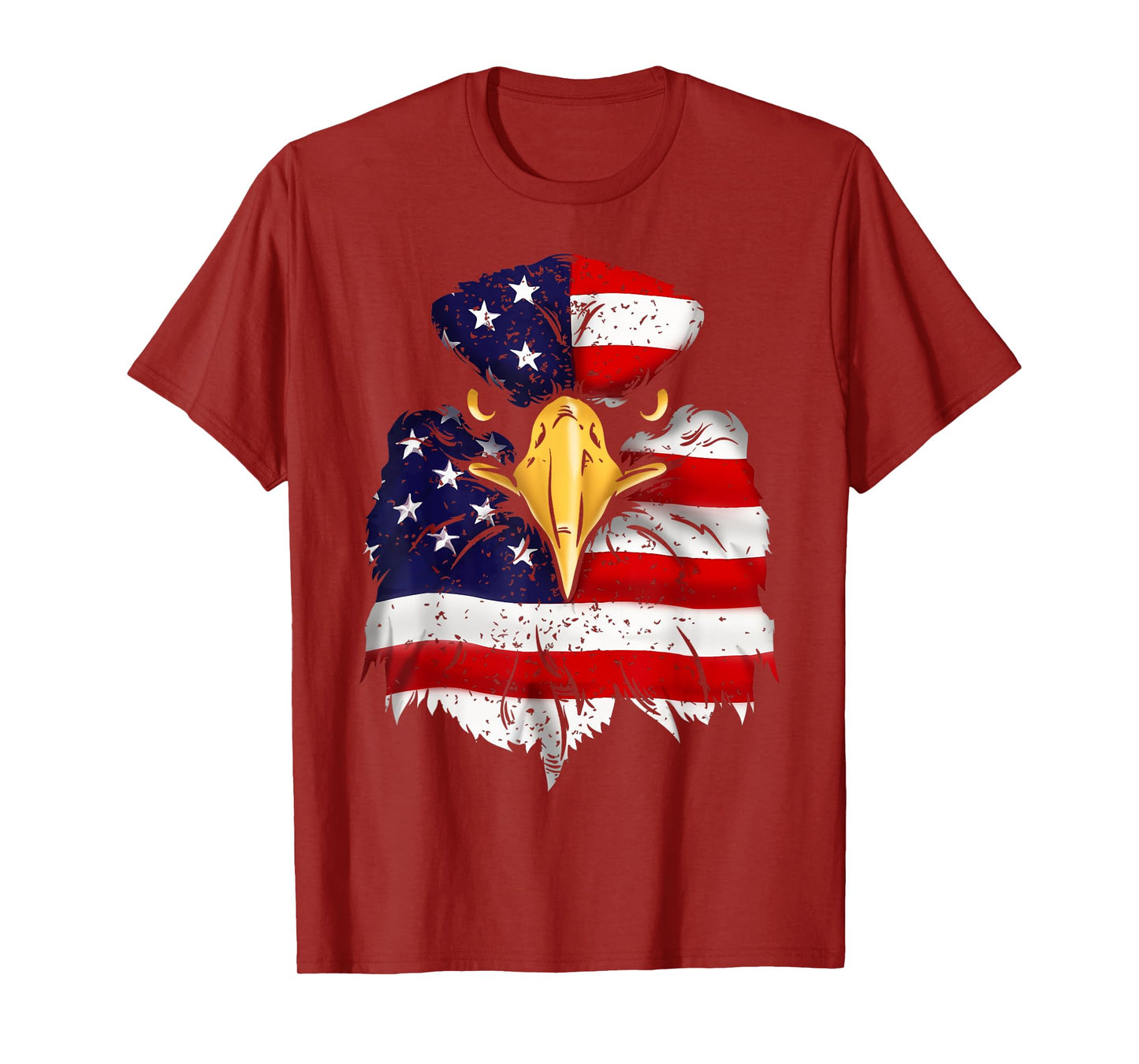 Bald Eagle 4th of July American Flag Patriotic Freedom USA T-Shirt