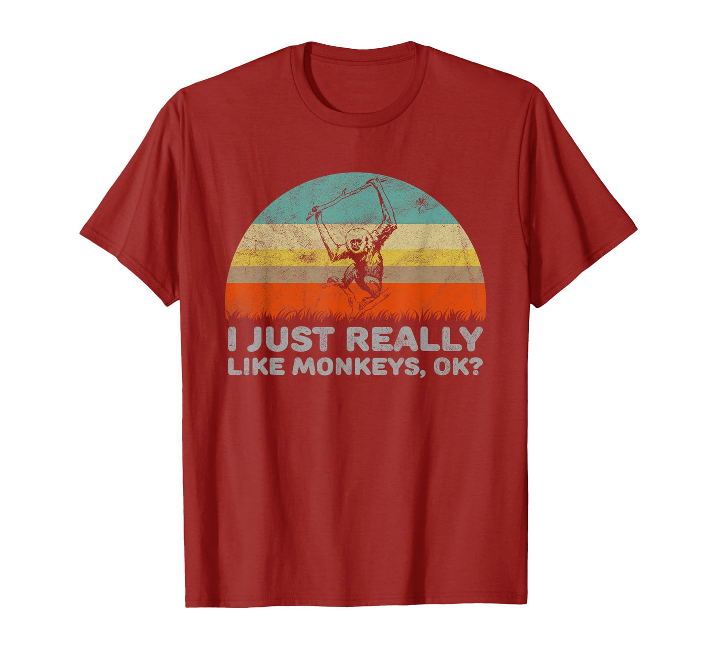 Funny I Just Really Like Monkeys OK T-Shirt T-Shirt