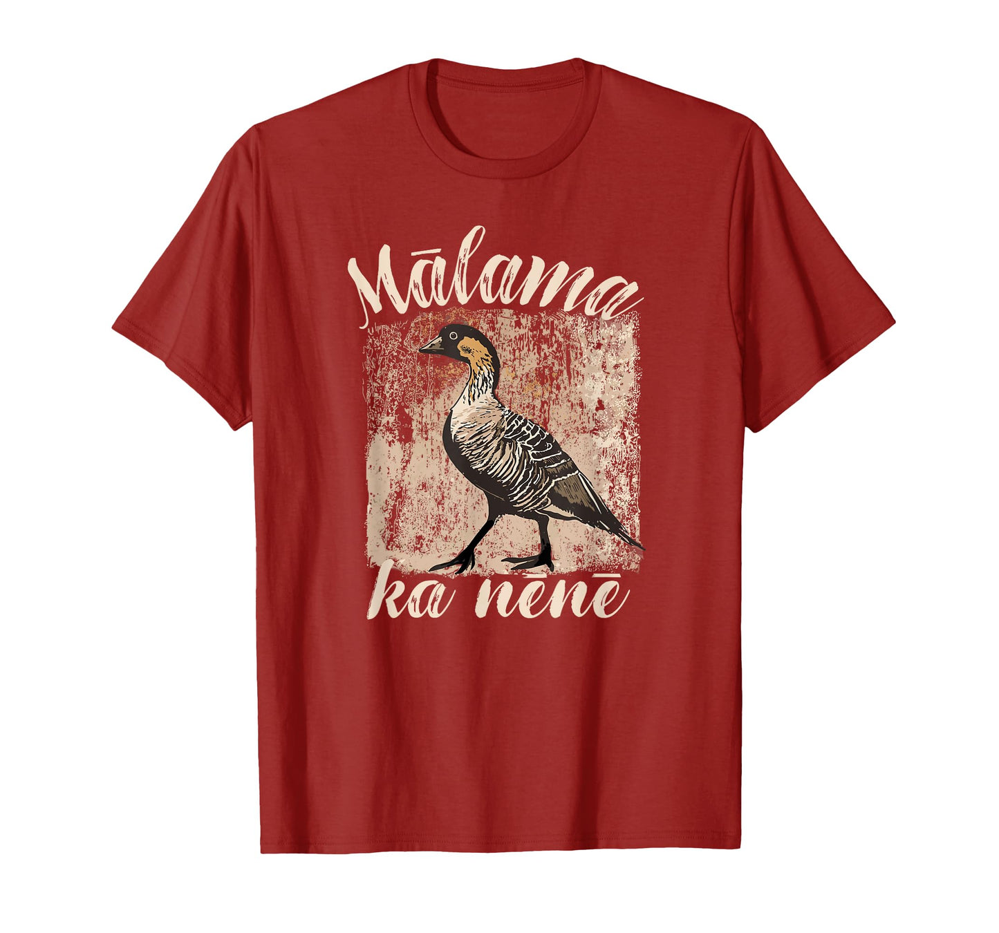 Hawaii Nene Goose, Malama ka Nene, Endemic Bird of Hawaii T-Shirt