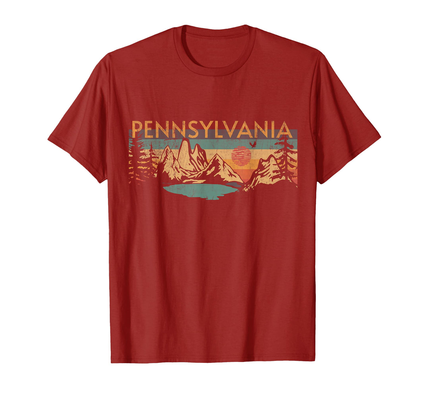 Pennsylvania T-Shirt, Small, Black
