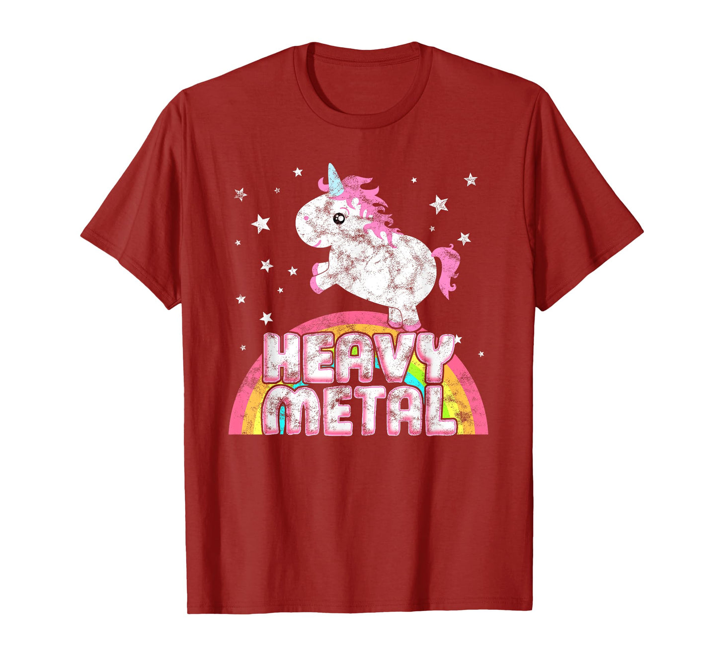 Funny Ironic Cool Unicorn Heavy Metal Music Festival T-Shirt T-Shirt