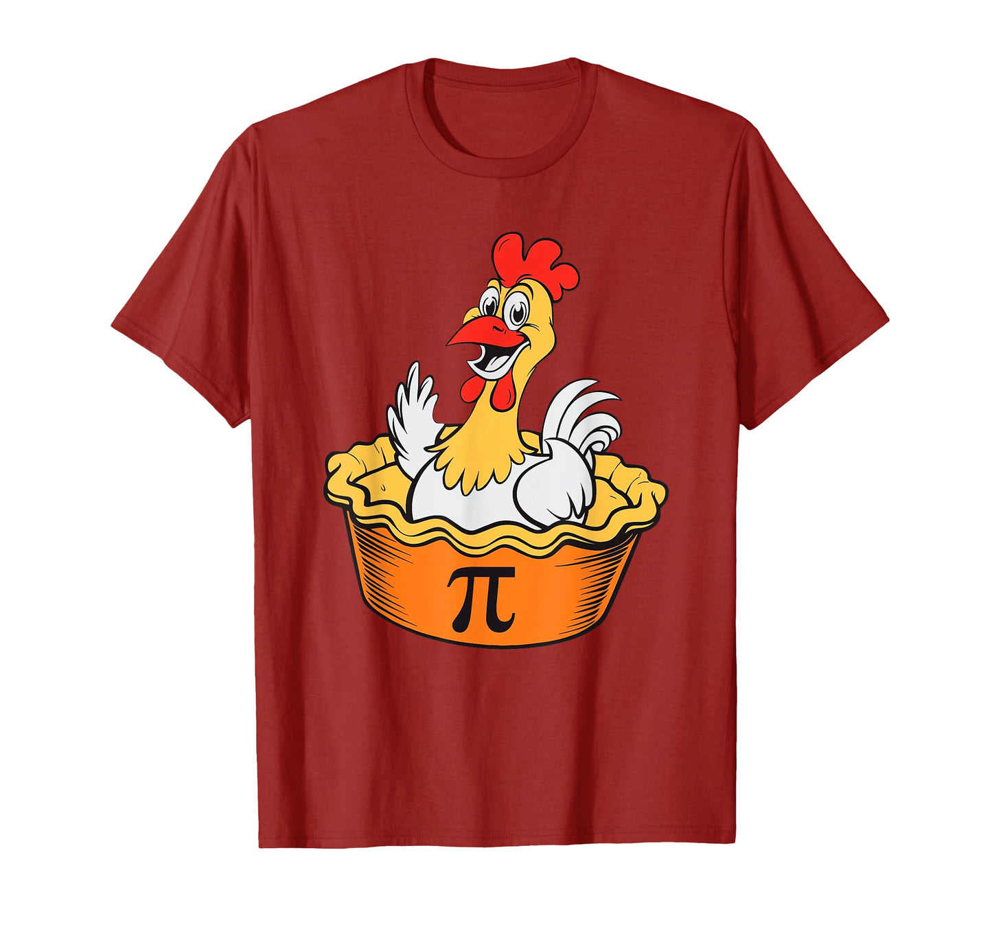 Funny Chicken Pot Pi Day Pie Math Lover Geek Gift 3.14 T-Shirt