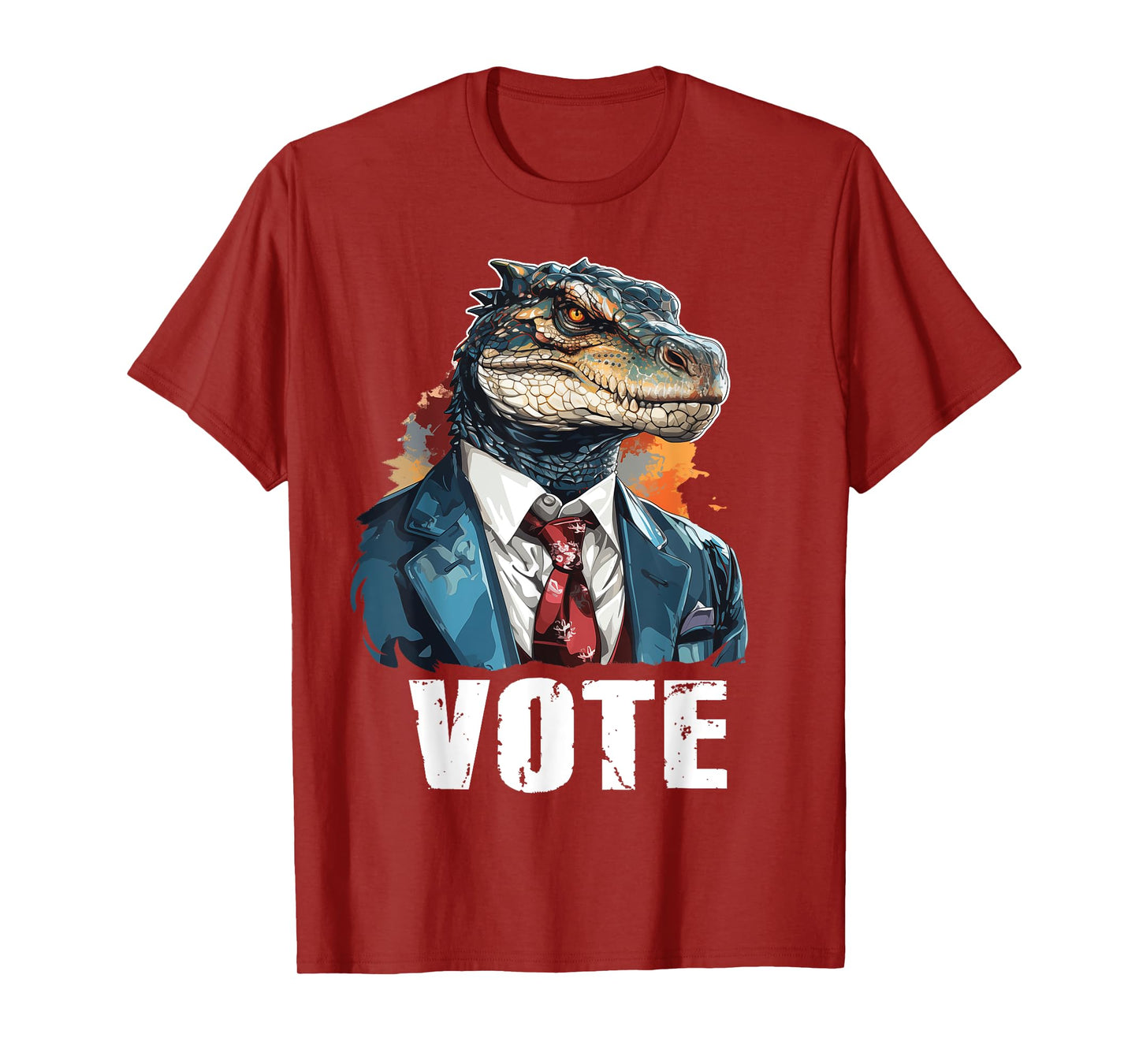 Vote - Funny Reptilian For President Election Voting Lizard T-Shirt