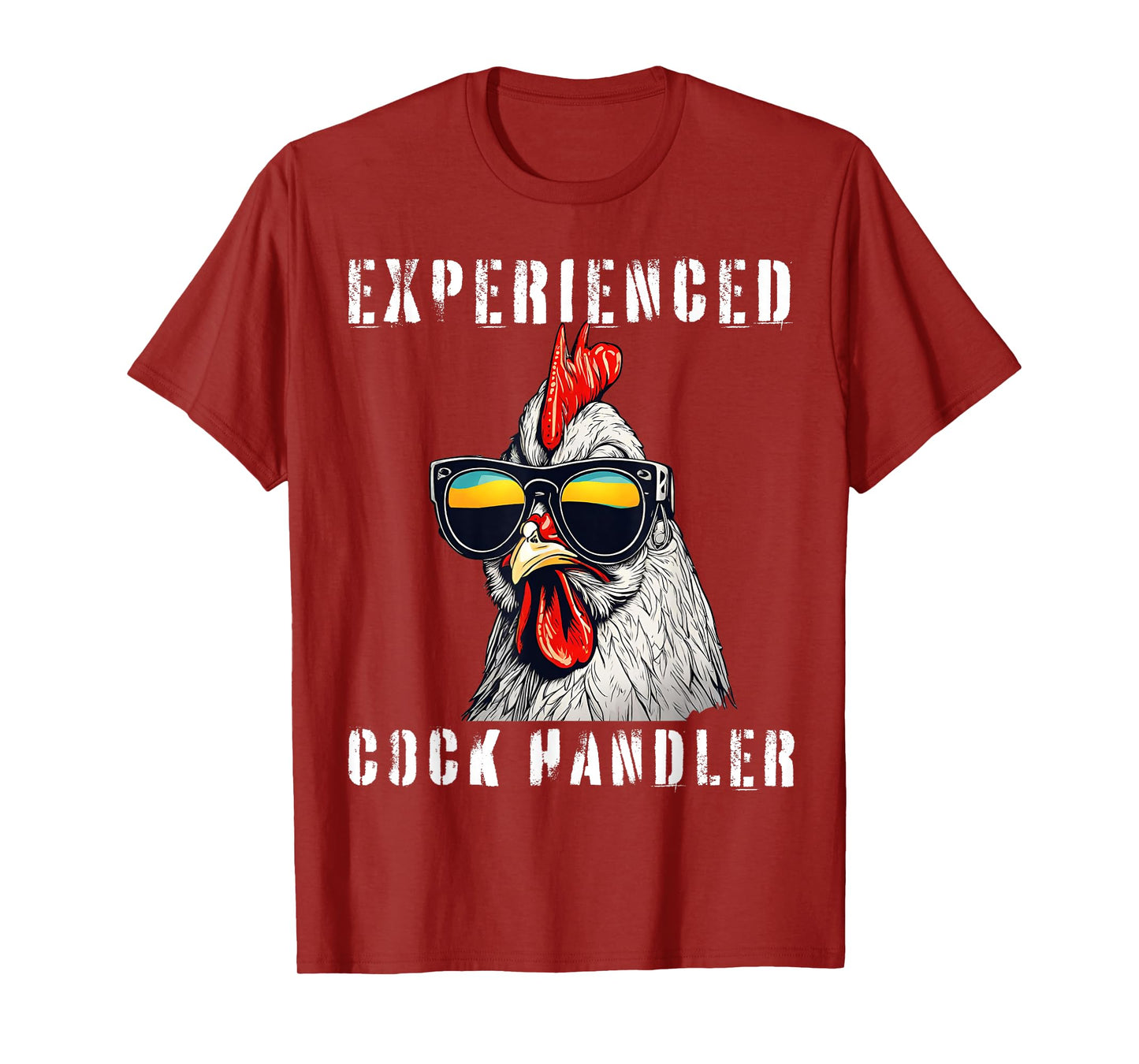 Experienced Cock Handler Funny Rooster T-Shirt