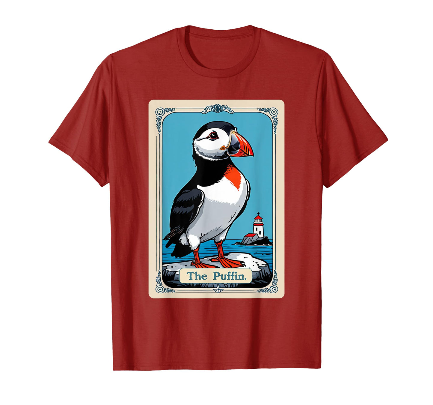 The Puffin Tarot Card Iceland Bird Icelandic Puffins T-Shirt