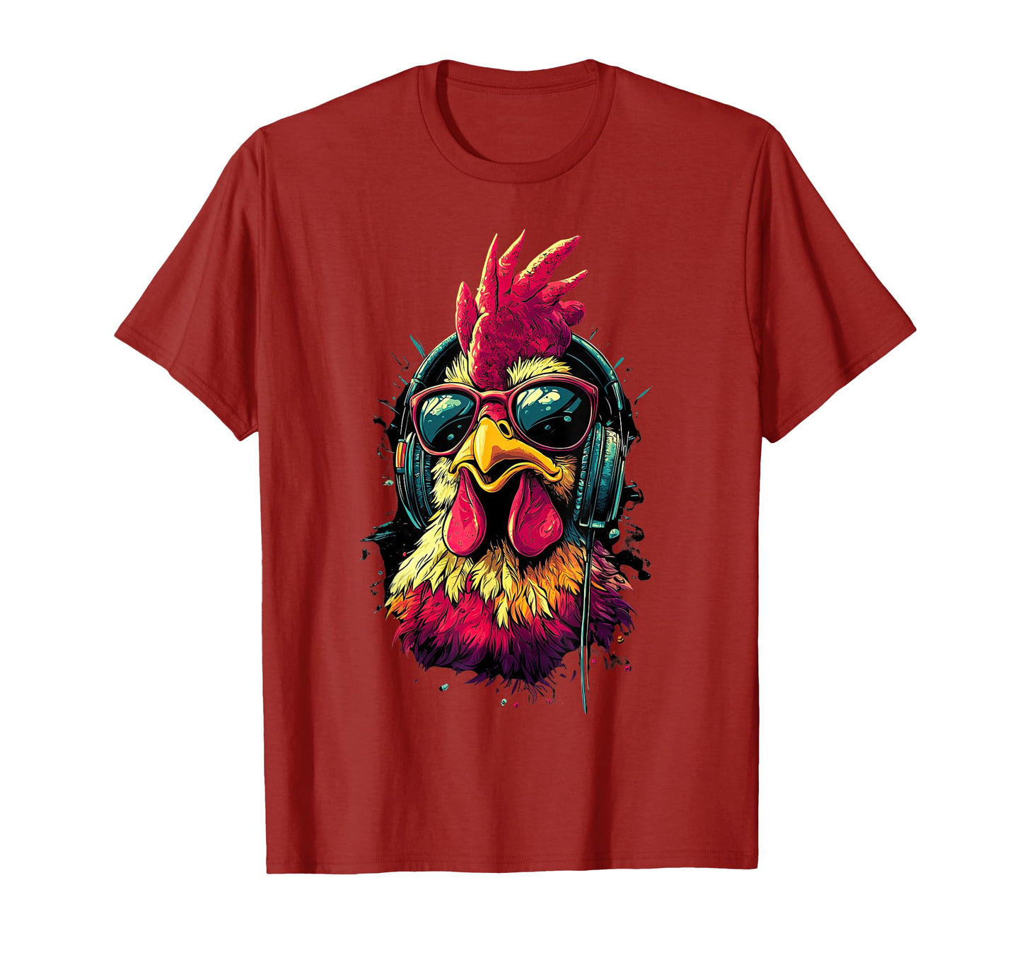 Funny Chicken cool Graffiti Urban art street T-Shirt
