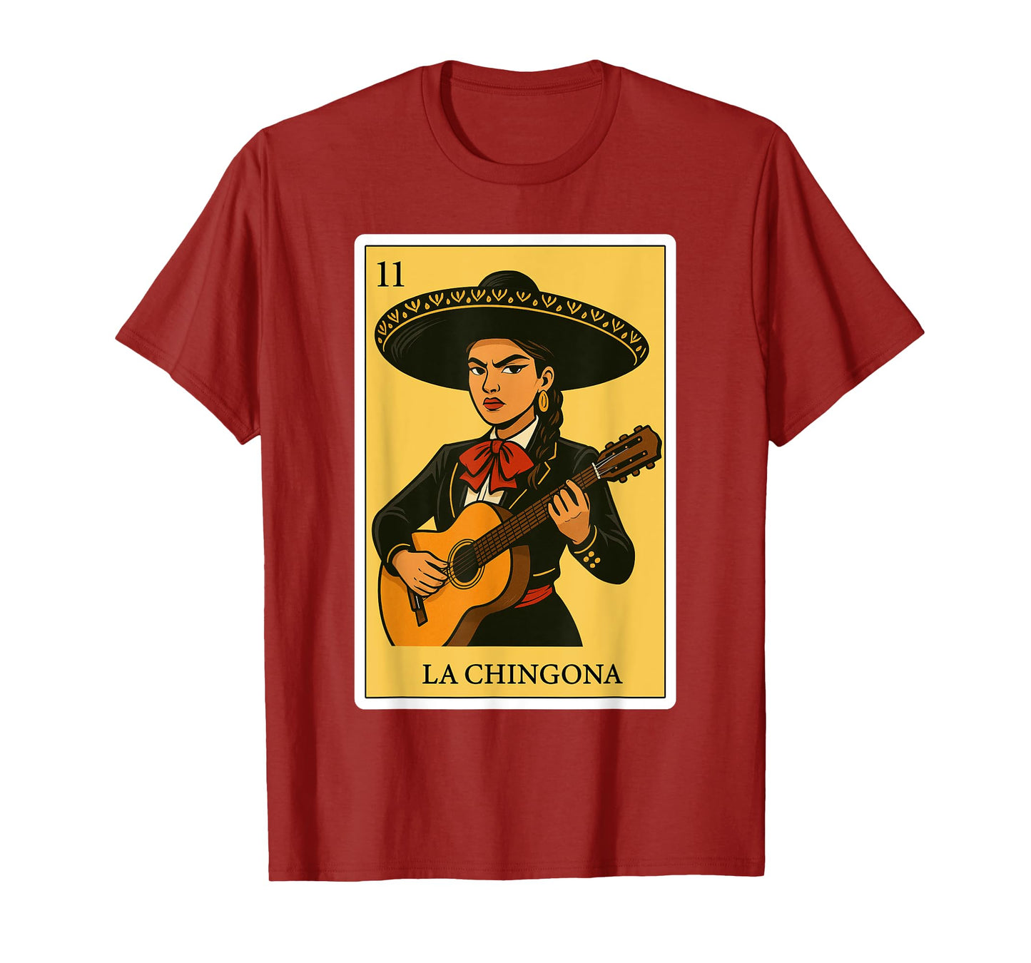 La Chingona Mariachi Funny Spanish-Mexican Bingo Women T-Shirt