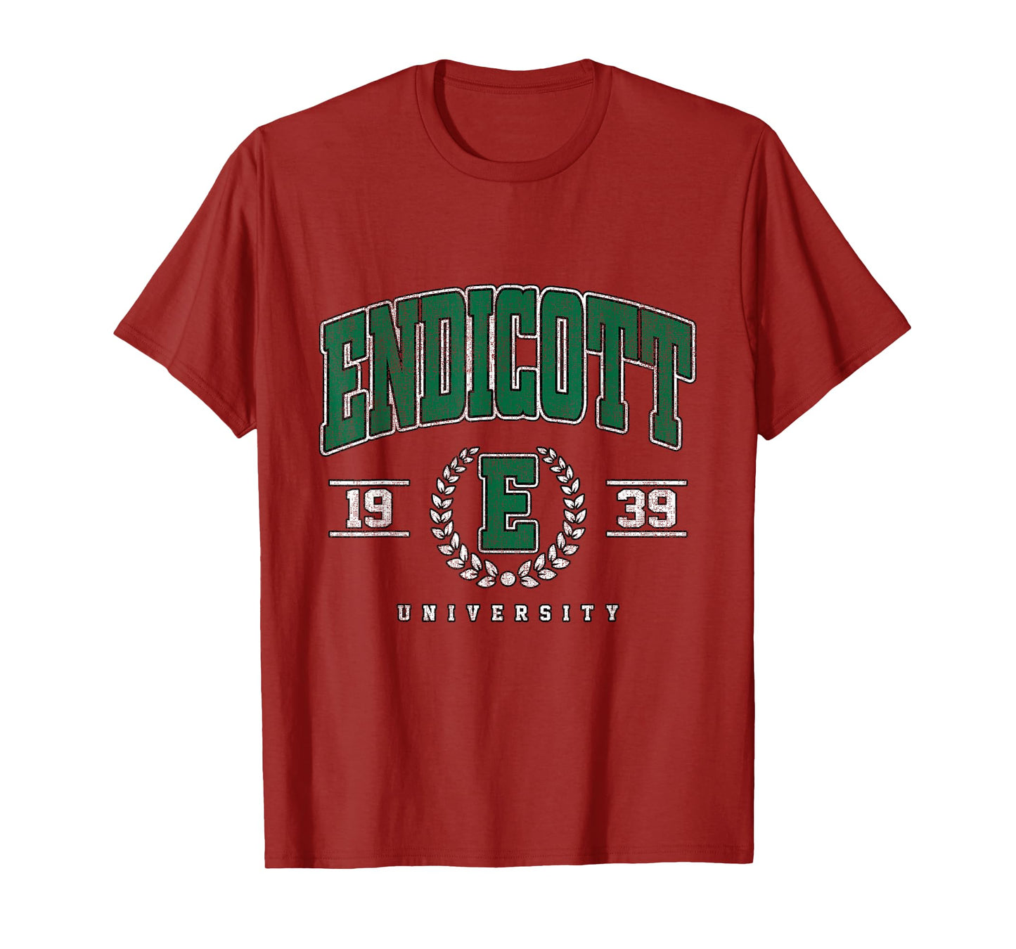 Endicott of Technology Arch Retro for Men Women T-Shirt