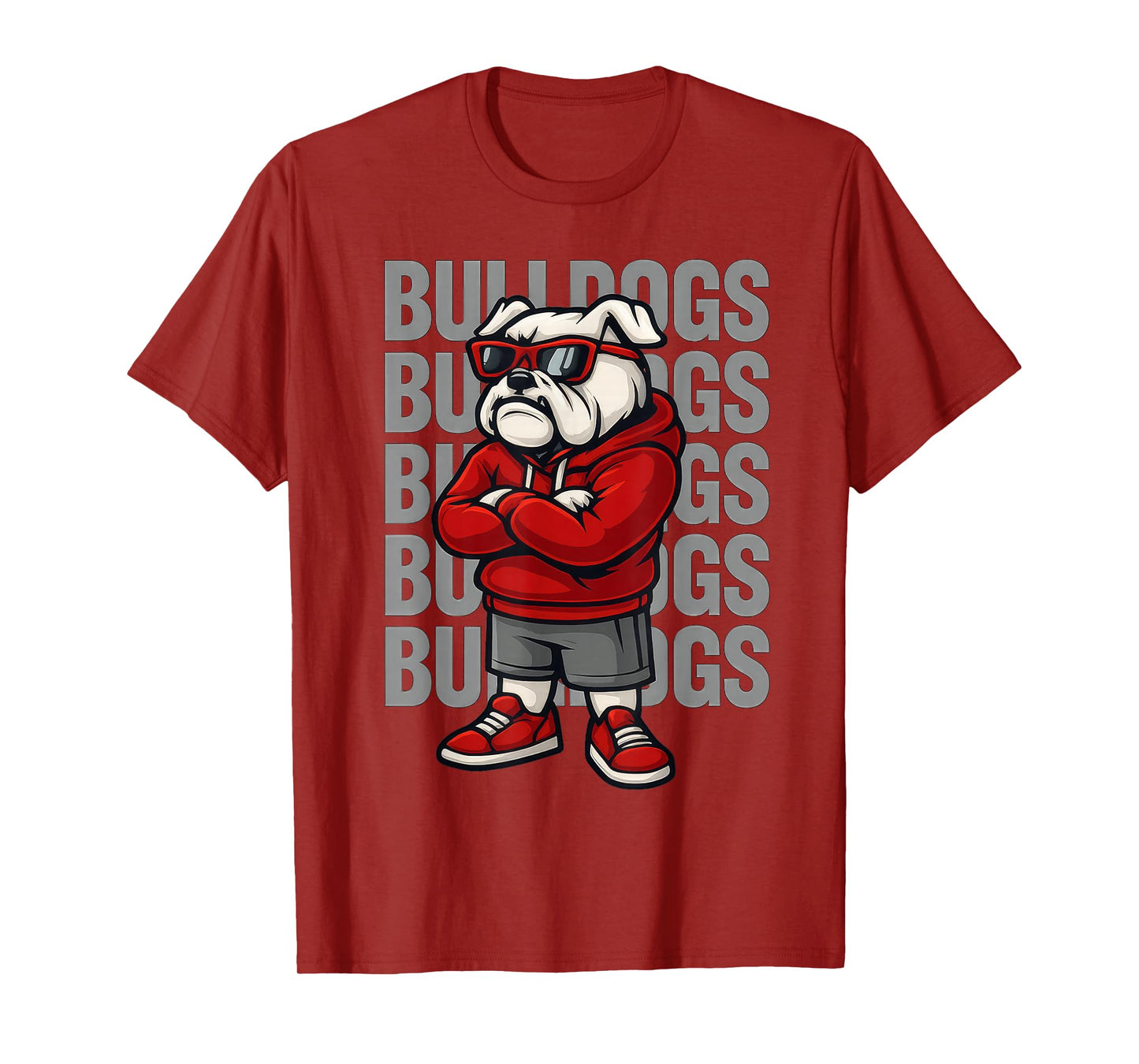 Retro Bulldogs Gift for Men Women Boys Girls Kids T-Shirt