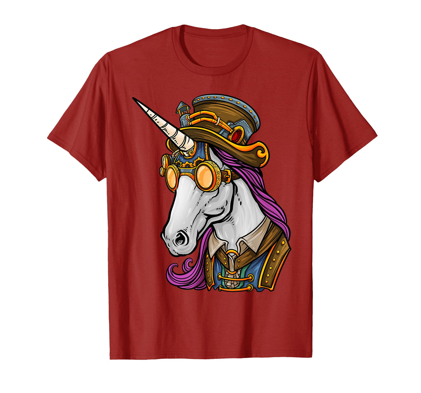 Steampunk Gothic Unicorn Mechanical Animal Unicorn Lover T-Shirt