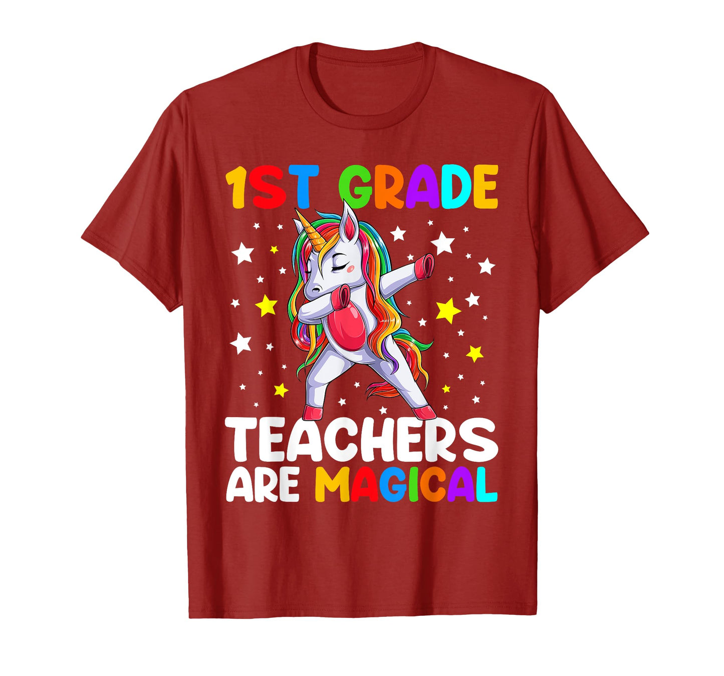 1st Grade Teachers Are Magical Unicorn Back To School T-Shirt for Men Women Kids