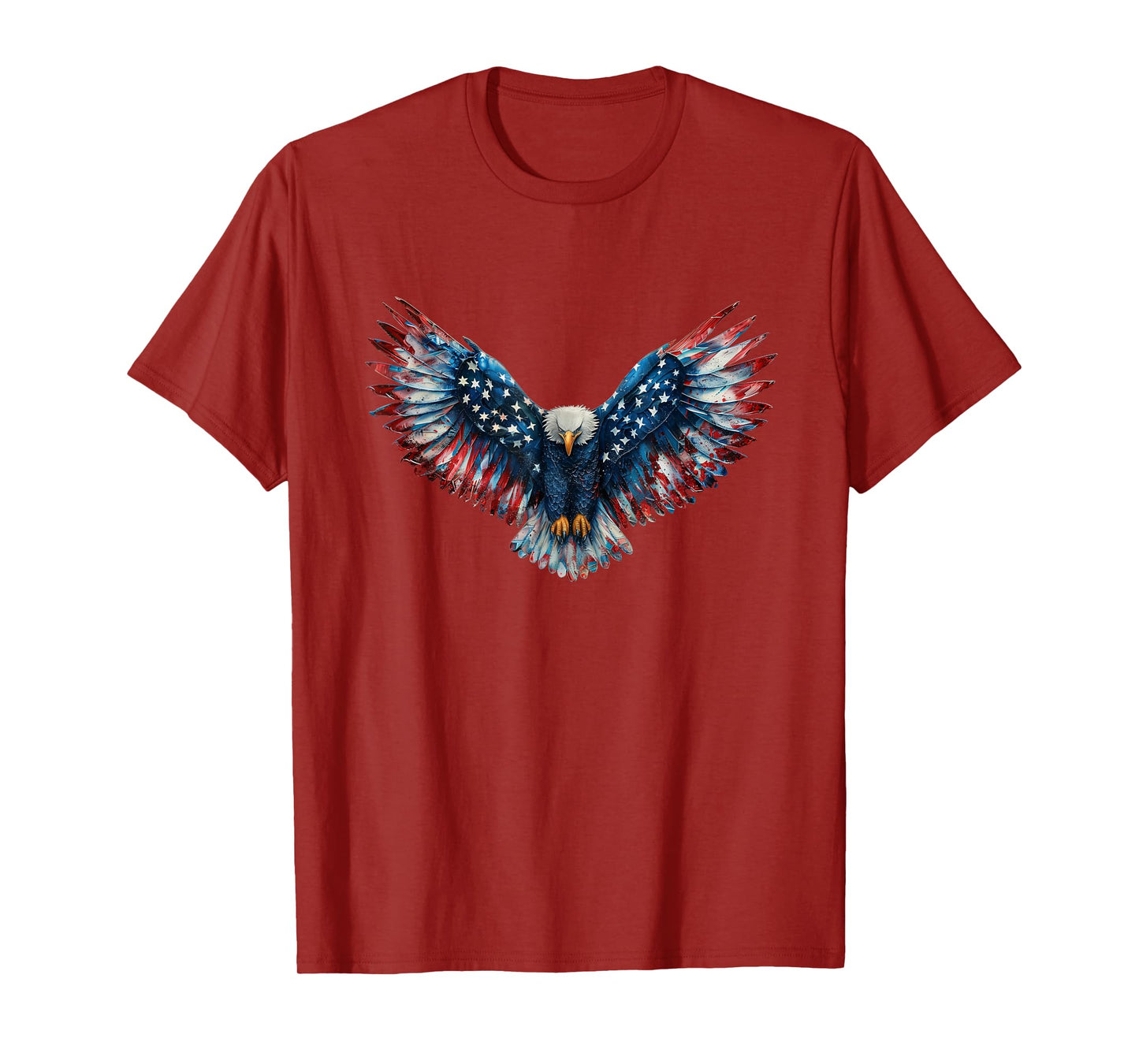 Patriotic American Design Bald Eagle Flag Love America USA T-Shirt