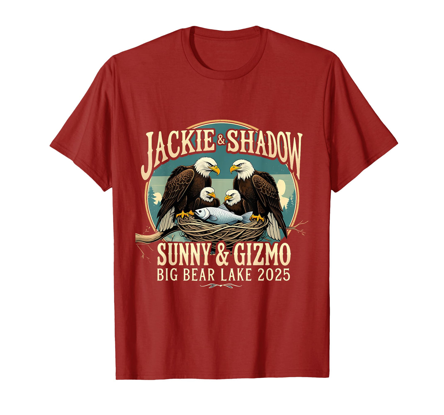 Jackie Shadow Big Bear Lake 2025 Eagle Nest Art T-Shirt