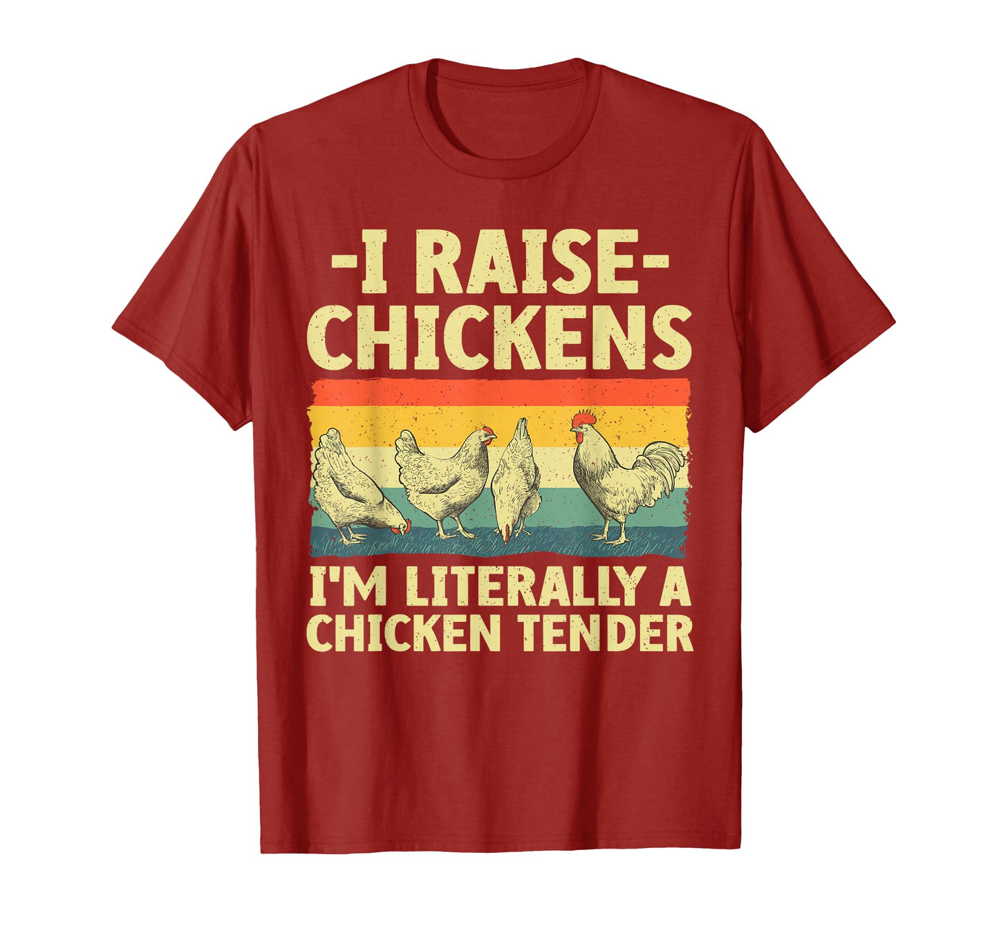 Chicken Gift Chicken Lover Accessories & Stuff Unisex-Adult T-Shirt Black Small Funny Chicken Tender Art Poultry Chicken Farmer T-Shirt