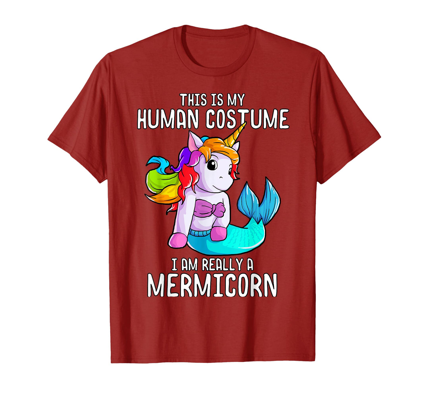 Halloween Costume Mermaid Unicorn Mermicorn Costume T-Shirt