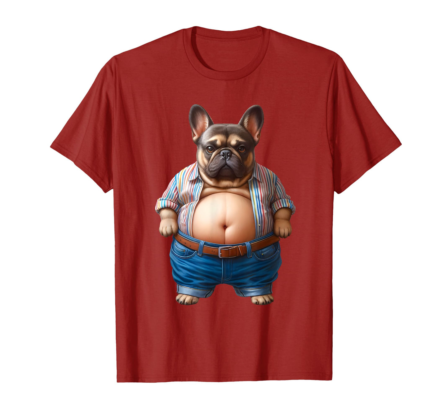 Hilarious Chunky French Bulldog Tee for Fat Dog Lovers T-Shirt
