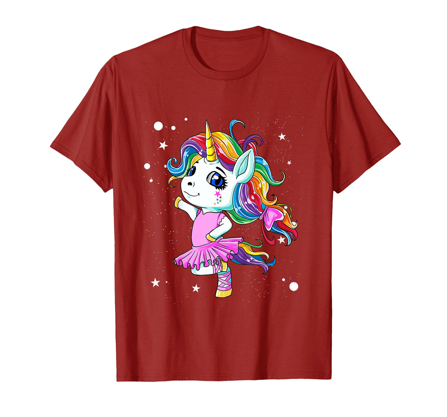 Rainbow Ballet Dancer Unicorn T-Shirt