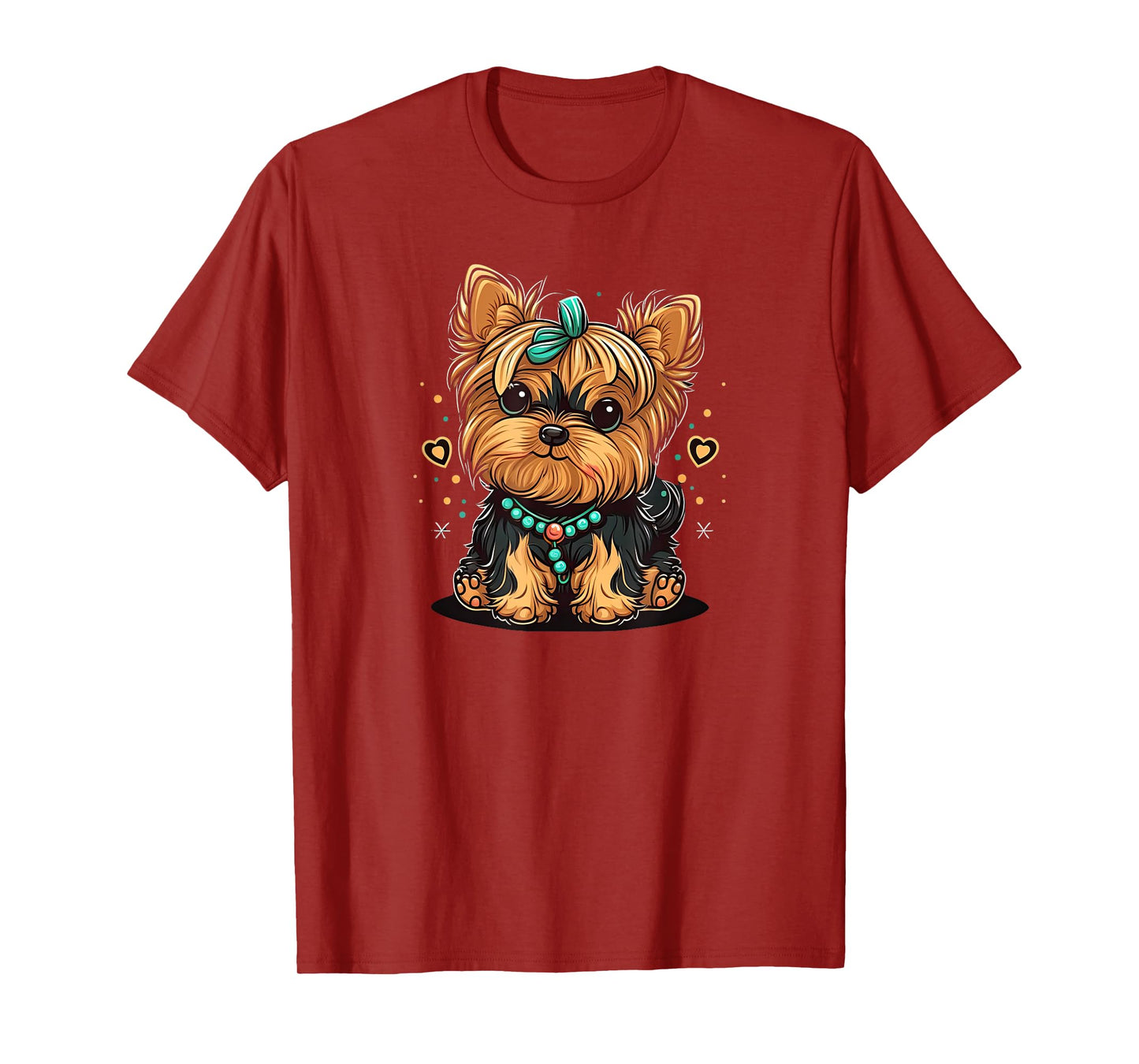 Funny Yorkshire Terrier Cute Puppy T-Shirt